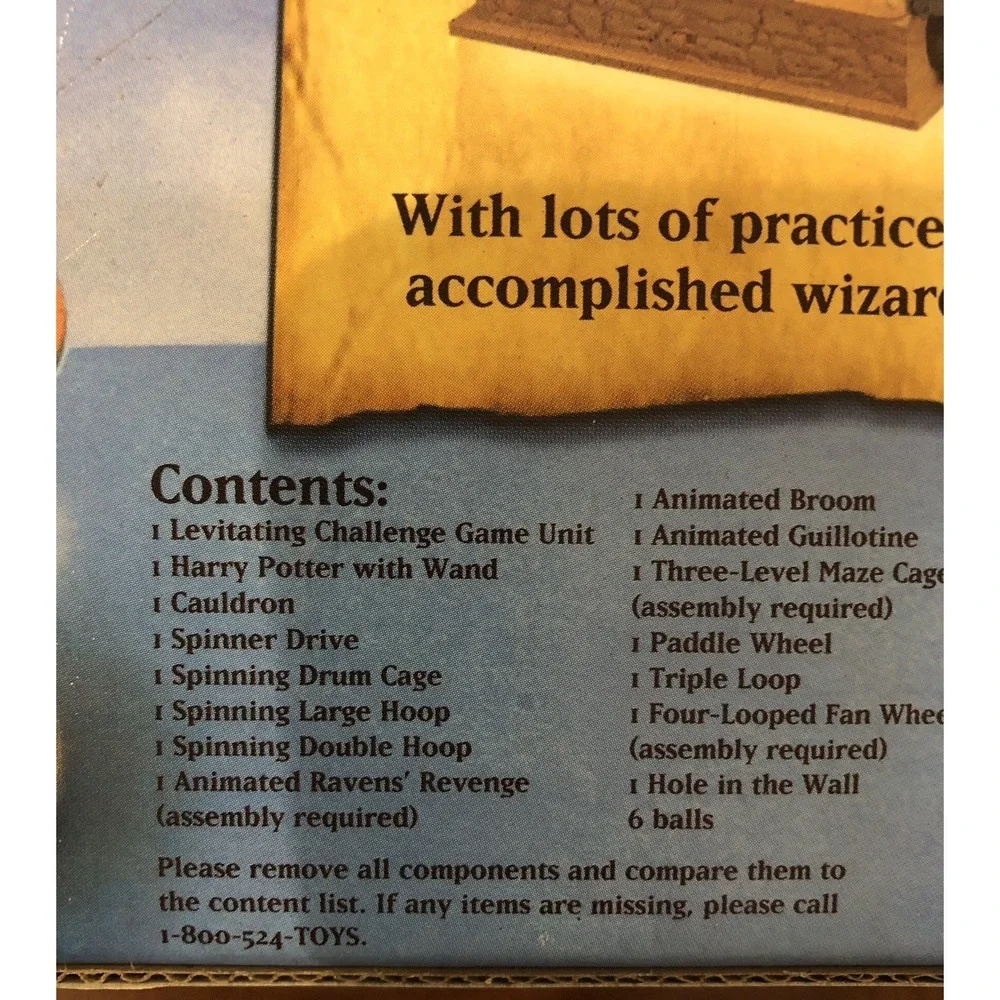 Vintage Harry Potter and the Sorcerer's Stone Levitating Challenge Game 2001 - Picture 9 of 13